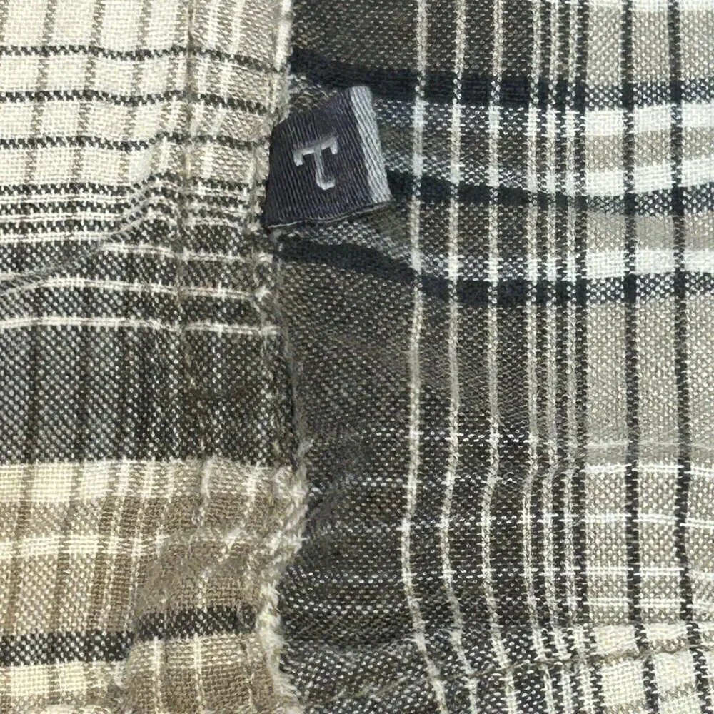 Toad&Co Shirt Mens XXL 2XL Plaid Smythy Short Sleeve Shirt Organic Cotton